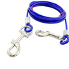 anti- loss dog rope traction pet rope coated galvanized steel wire cable